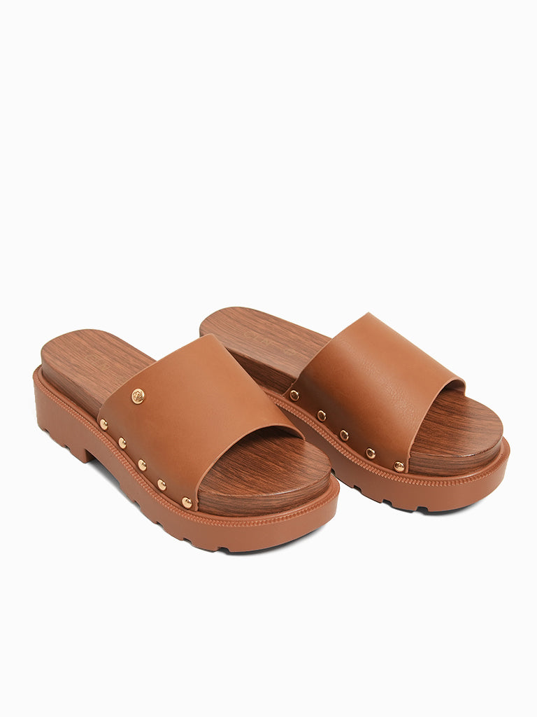 Avery Heeled Slides