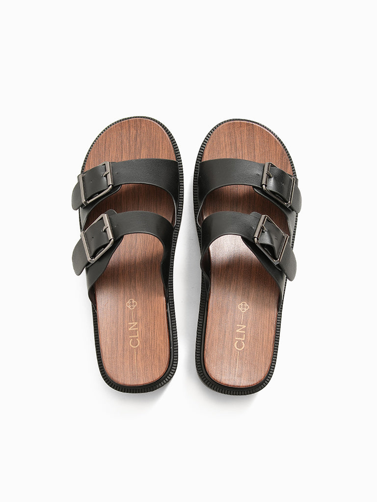 Barbara Heeled Slides