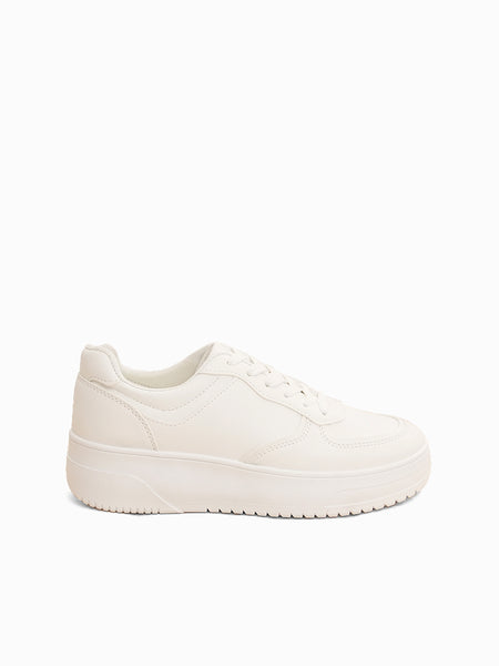 Custard Lace-up Sneakers – CLN