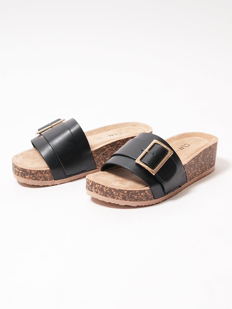 Irina Flatform Slides