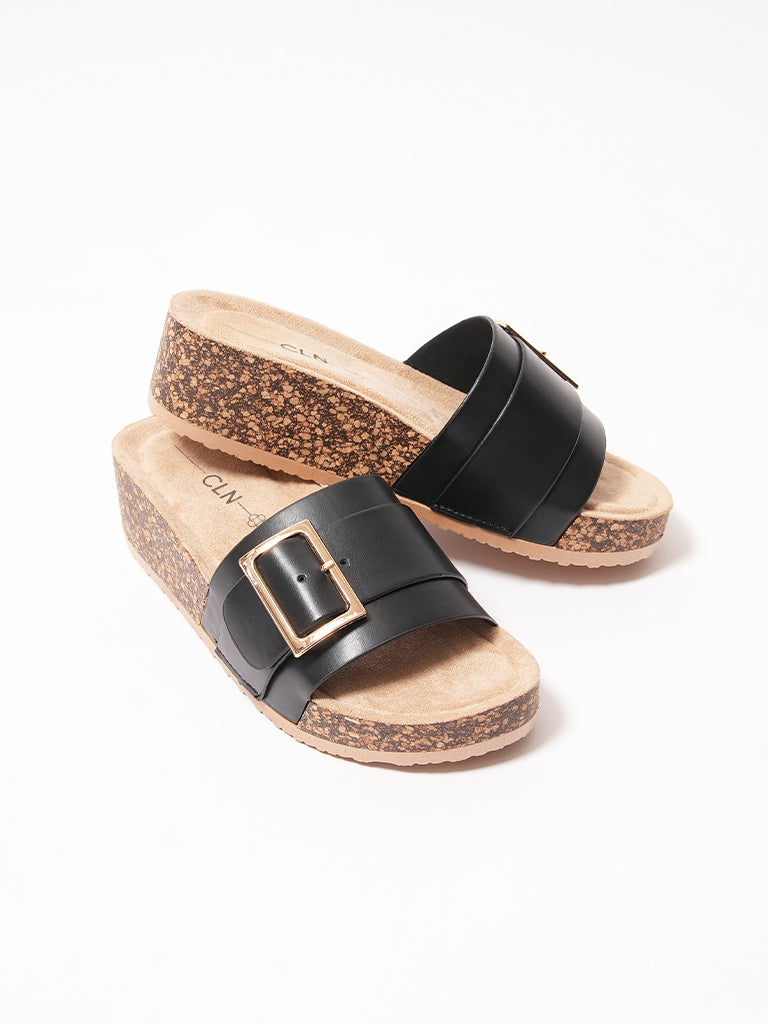 Irina Flatform Slides