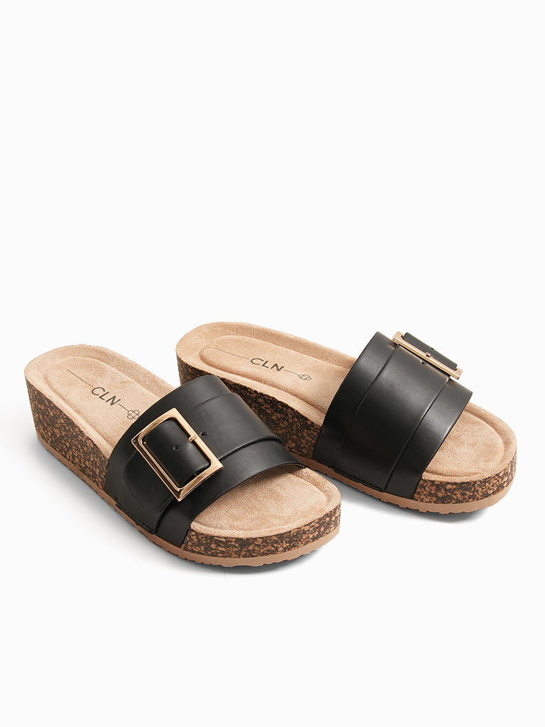 Irina Flatform Slides