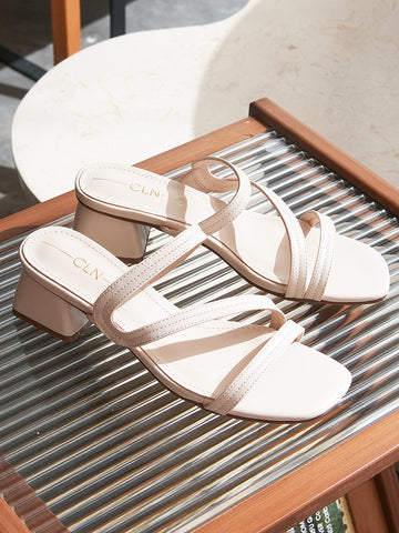 Lorriane Heeled Slides