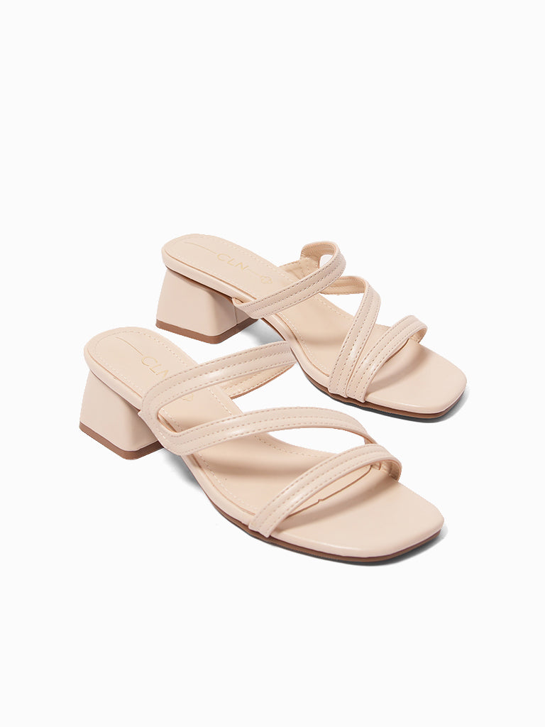 Lorriane Heeled Slides