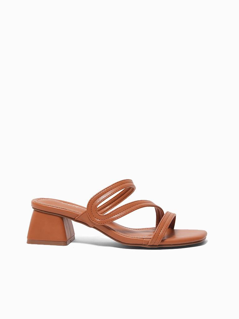 Lorriane Heeled Slides