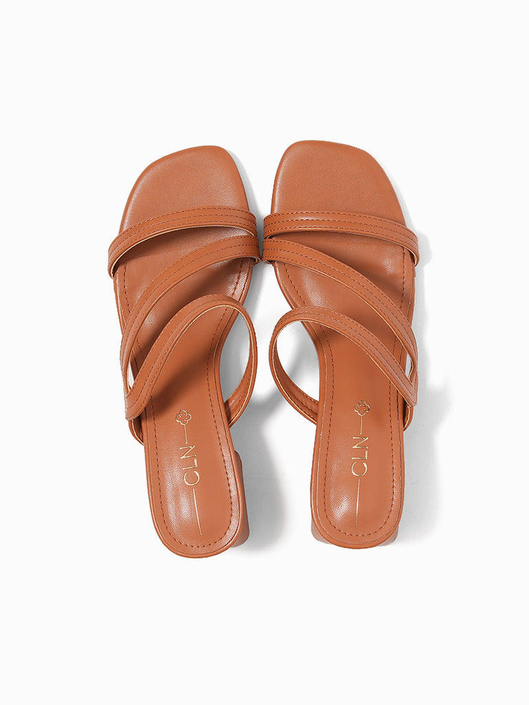 Lorriane Heeled Slides