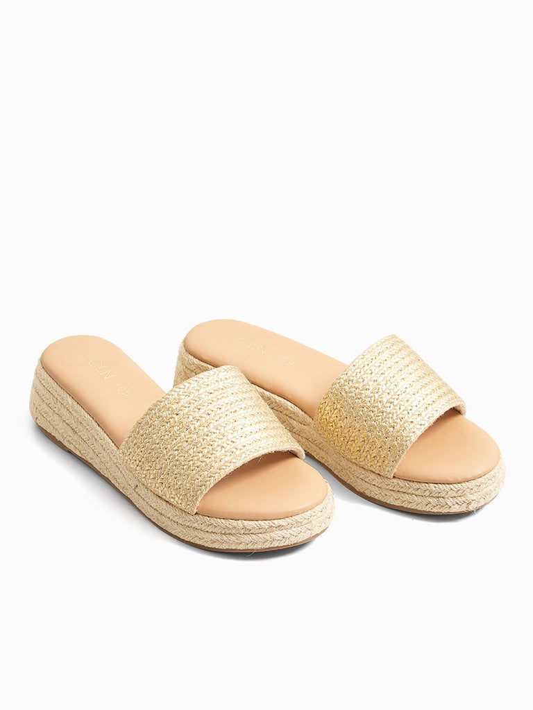 Minette Wedge Slides