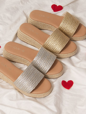 Minette Wedge Slides