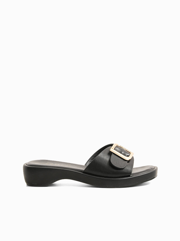 Roxy Heeled Slides