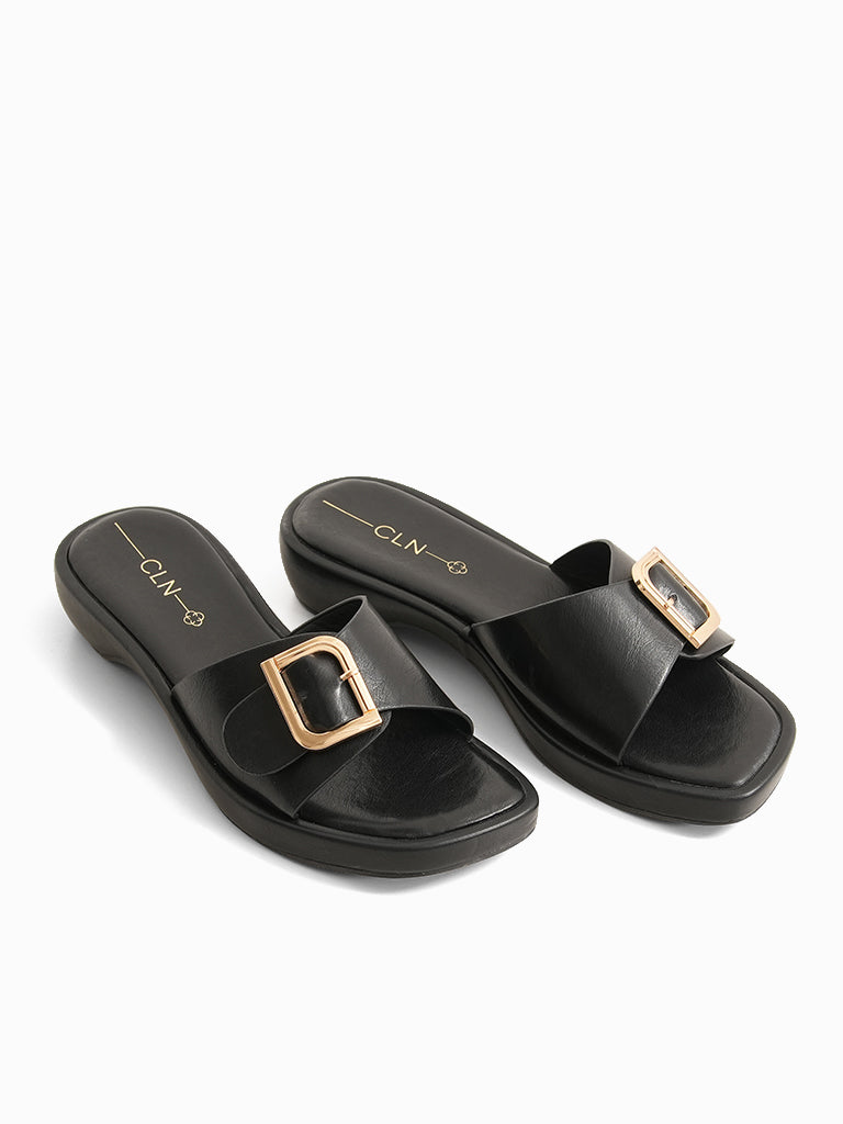 Roxy Heeled Slides