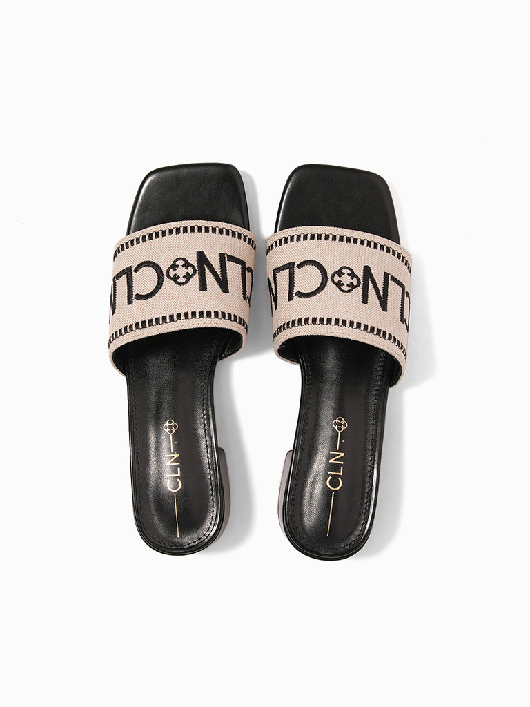 Sandra Heeled Slides